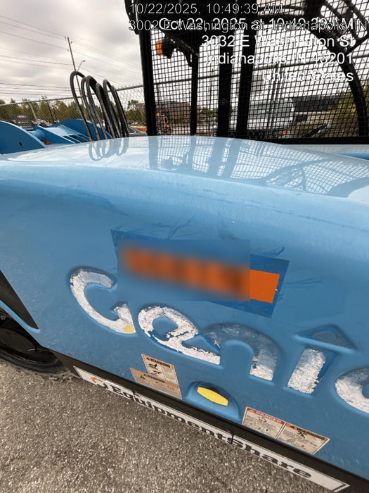 2019 Genie GTH-5519 Canopy, Solid RT Tires, LED Work Lights, Beacon 48" Carriage, 48" Forks