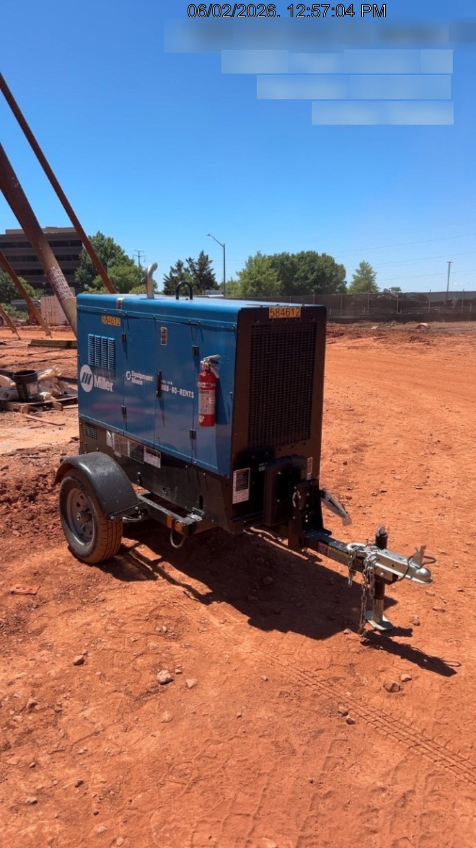 2025 MILLER ELECTRIC BIG BLUE 500