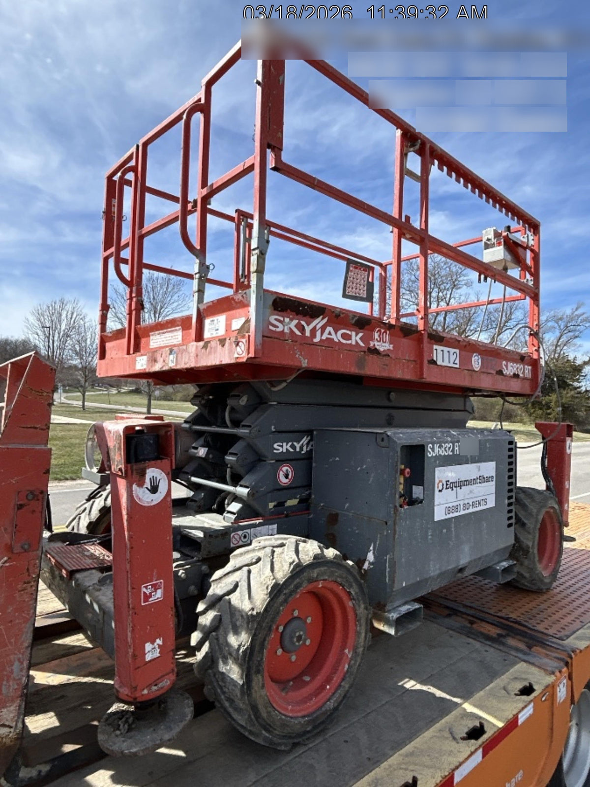 2016 SKYJACK SJ6832 RT