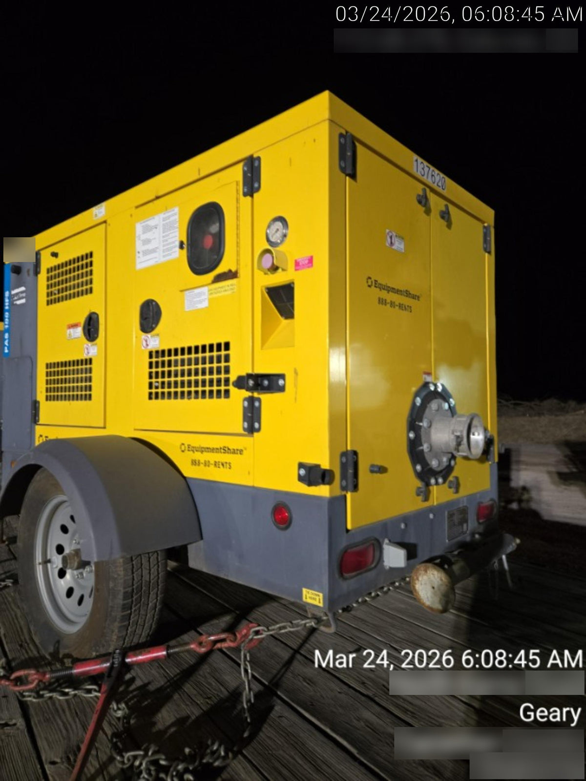 2021 ATLAS COPCO PAS 100 HF CS Enclosed