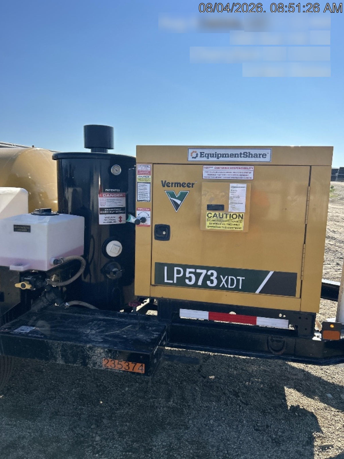 2022 Vac-Tron LP573XDT T4 Koehler Diesel Engine, 500 Gallon Debris Tank, x2 100 Gallon Water Tanks