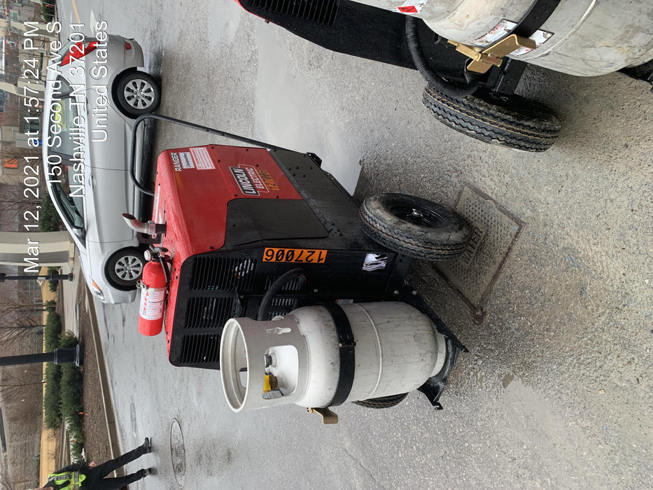 2021 Lincoln Electric Ranger 305 LPG K3430-1, Ranger 305 LPG, Undercarriage, Tank Holder & Strap, 10kw AC Gen, 25hp Kohler LPG Eng