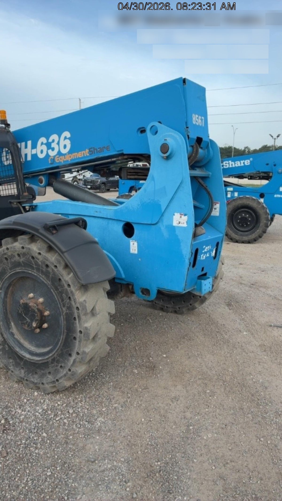 2018 Genie GTH-636 Genie GTH-636 w/Open ROPS, Solid Tires, Work Light/Beacon, 48" Carriage and Forks