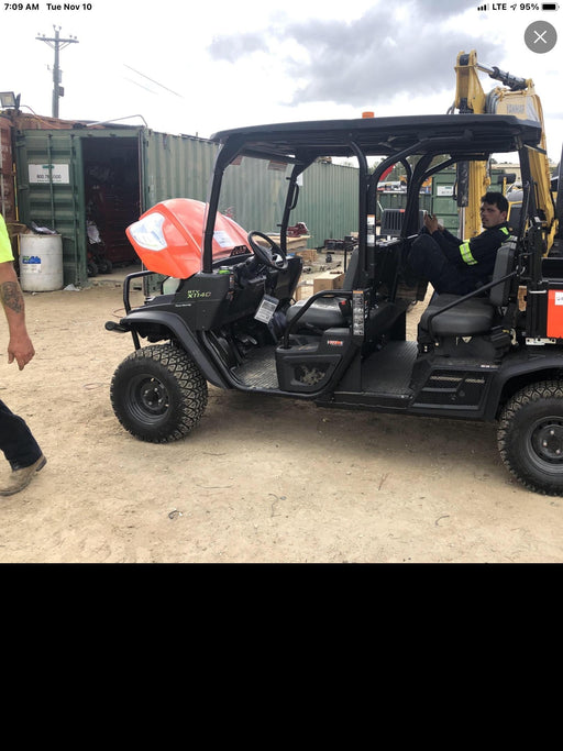 2020 Kubota RTV-X1140W-H Kubota RTVX1140WH 4wd Utility Cart, LED Strobe, Windshield Tempered Glass, Plastic Canopy, Wire Harness Kit, Backup Alarm