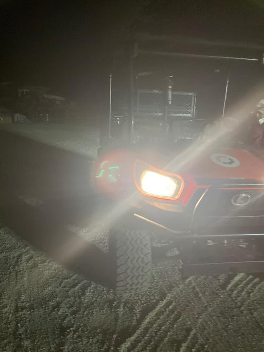 2022 Kubota RTV-X1140W-H Plastic Canopy, Windshield Acrylic Clear, LED Strobe Light, Wire Harness Kit, Back up Alarm