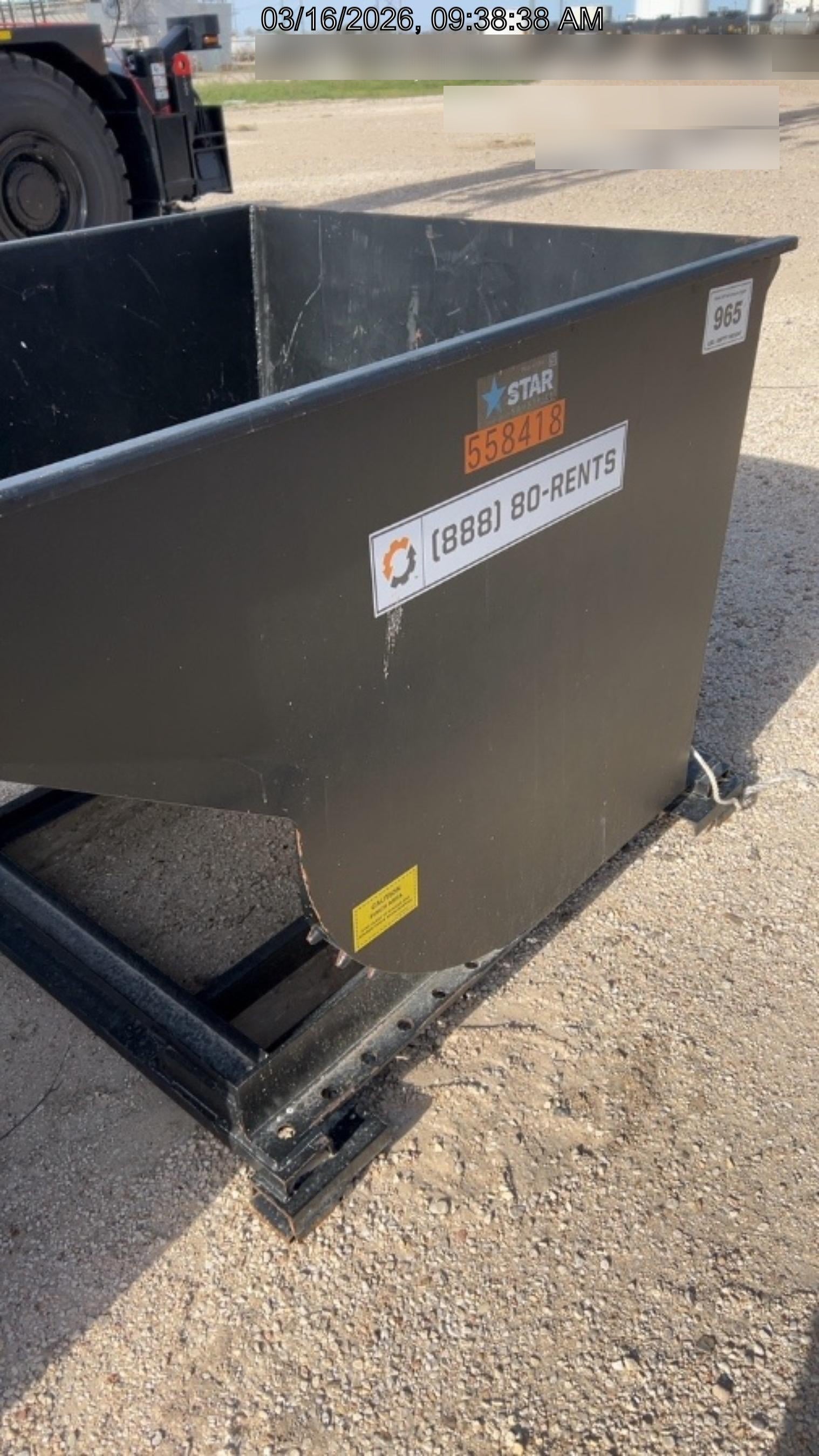 2025 STAR INDUSTRIES M-1820 - Self-Dump Hopper
