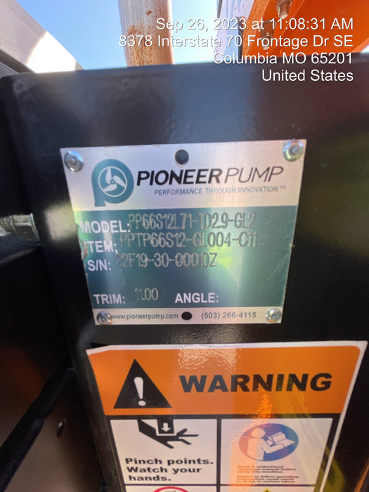 2022 PIONEER PP66S12L71-TD2.9L4