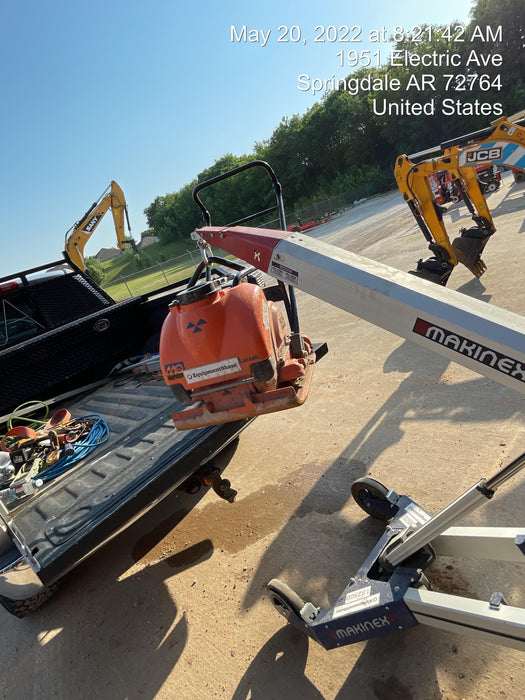 2022 Multiquip MVC88VTHW Plate Compactor, 20", w/Water Tank, Honda GX160