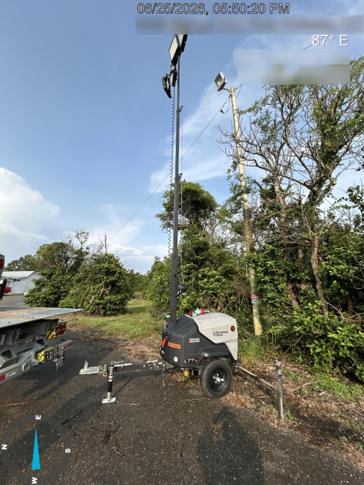 2024 Wacker Neuson LTT4 Diesel, Kohler KDW702, Deep Sea Controller, Auto Start, LED 320W, Bypass Outlet, T3