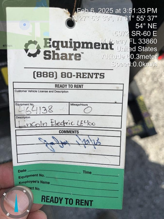 2024 LINCOLN ELECTRIC LE400