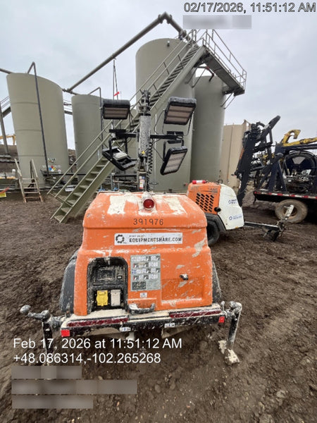 2024 Generac MLT2 Diesel, Flex Switch 120V Input, Powerzone Controller, 
(4) 320W LED Lights, 4kW Generator, 39.9 Gal Fuel Tank, 2" Ball, T3
