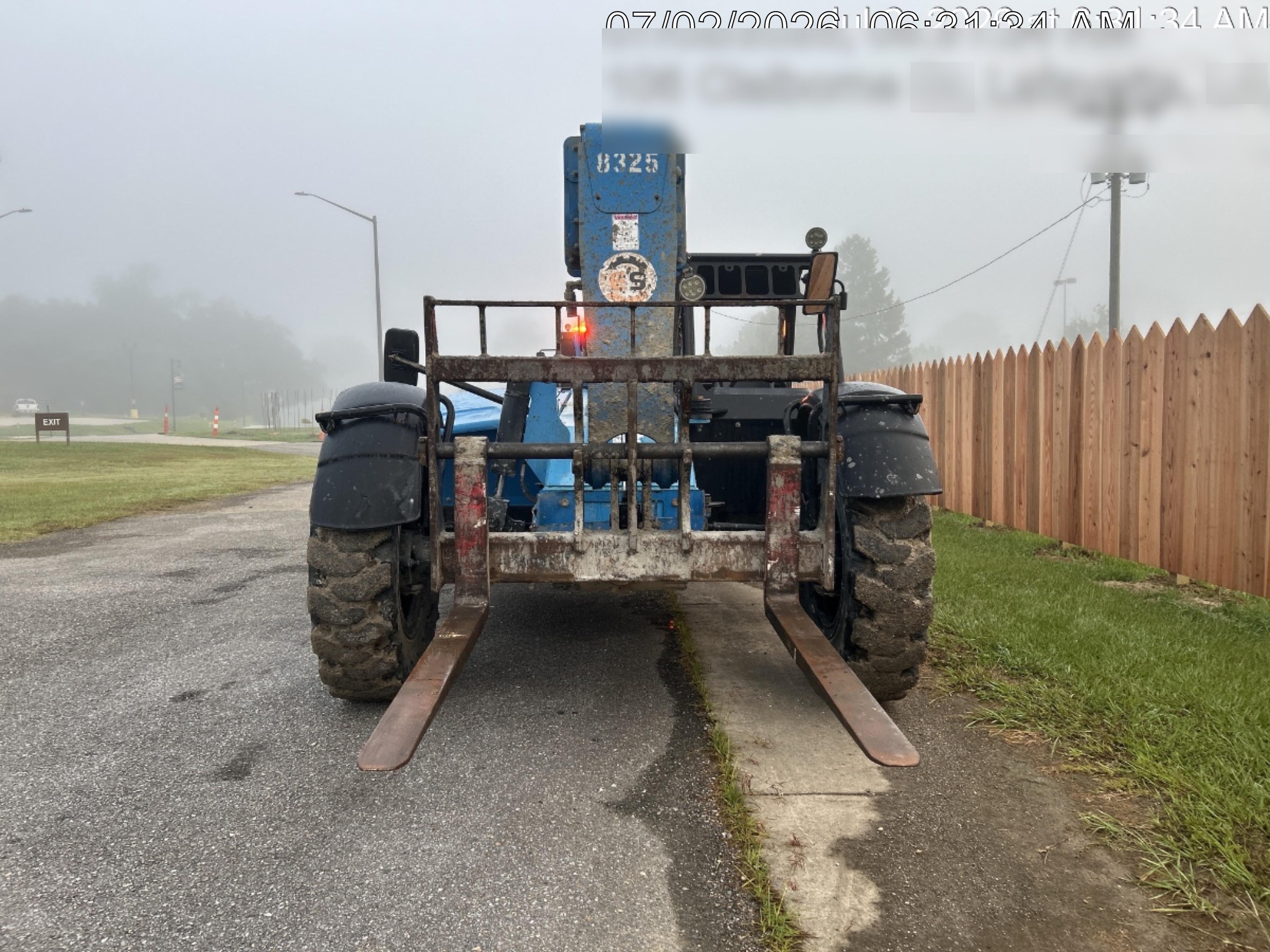 2018 Genie GTH-636 Genie GTH-636 w/Open ROPS, Solid Tires, Work Light/Beacon, 48" Carriage and Forks