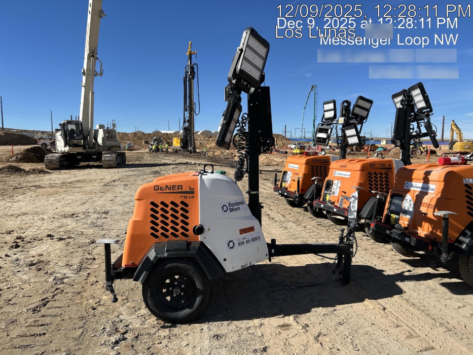 2024 Generac MLT2 Diesel, Flex Switch 120V Input, Powerzone Controller, 
(4) 320W LED Lights, 4kW Generator, 39.9 Gal Fuel Tank, 2" Ball, T3