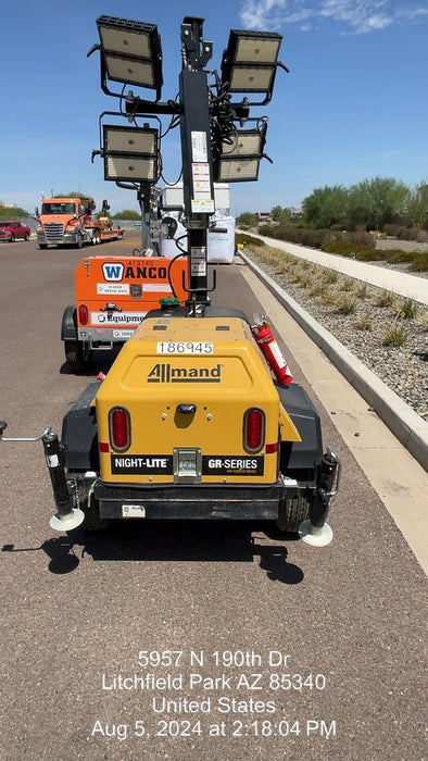 2024 Wanco WLTT-4MM4K Diesel, Deep Sea Controller, Shore Power Plug, Auto Start, (4) 350W LED Floodlights, 4kW Generator, 60 Gal Fuel Tank, 2" Ball, T3