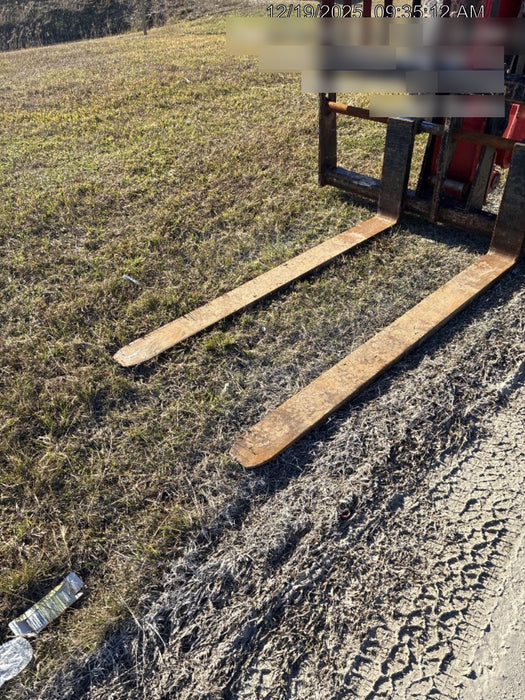 2019 Manitou MTA8044 74hp T4F, Open ROPS, Cab and Boom LED work lights, Auxiliary Hydraulics, Solid Tires, Amber strobe, Lift Hook 66" Carriage, 60" Forks