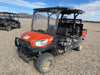 2022 Kubota RTV-X1140W-H Plastic Canopy, Windshield Acrylic Clear, LED Strobe Light, Wire Harness Kit, Back up Alarm