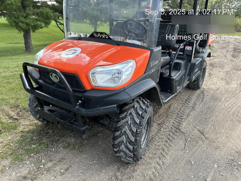 2021 Kubota RTV-X1140W-H Plastic Canopy, Windshield Acrylic Clear, LED Strobe Light, Wire Harness Kit, Back up Alarm