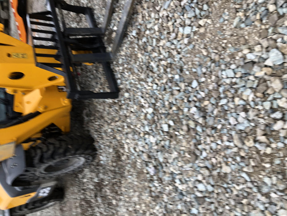 2020 JCB 510-56 Cab/Heat/Air, 74 HP, Solid Tires, STD Worklight, Beacon, Aux Hydraulics, Lifting Eye, Back up Alarm w/66" Carriage/60" Forks