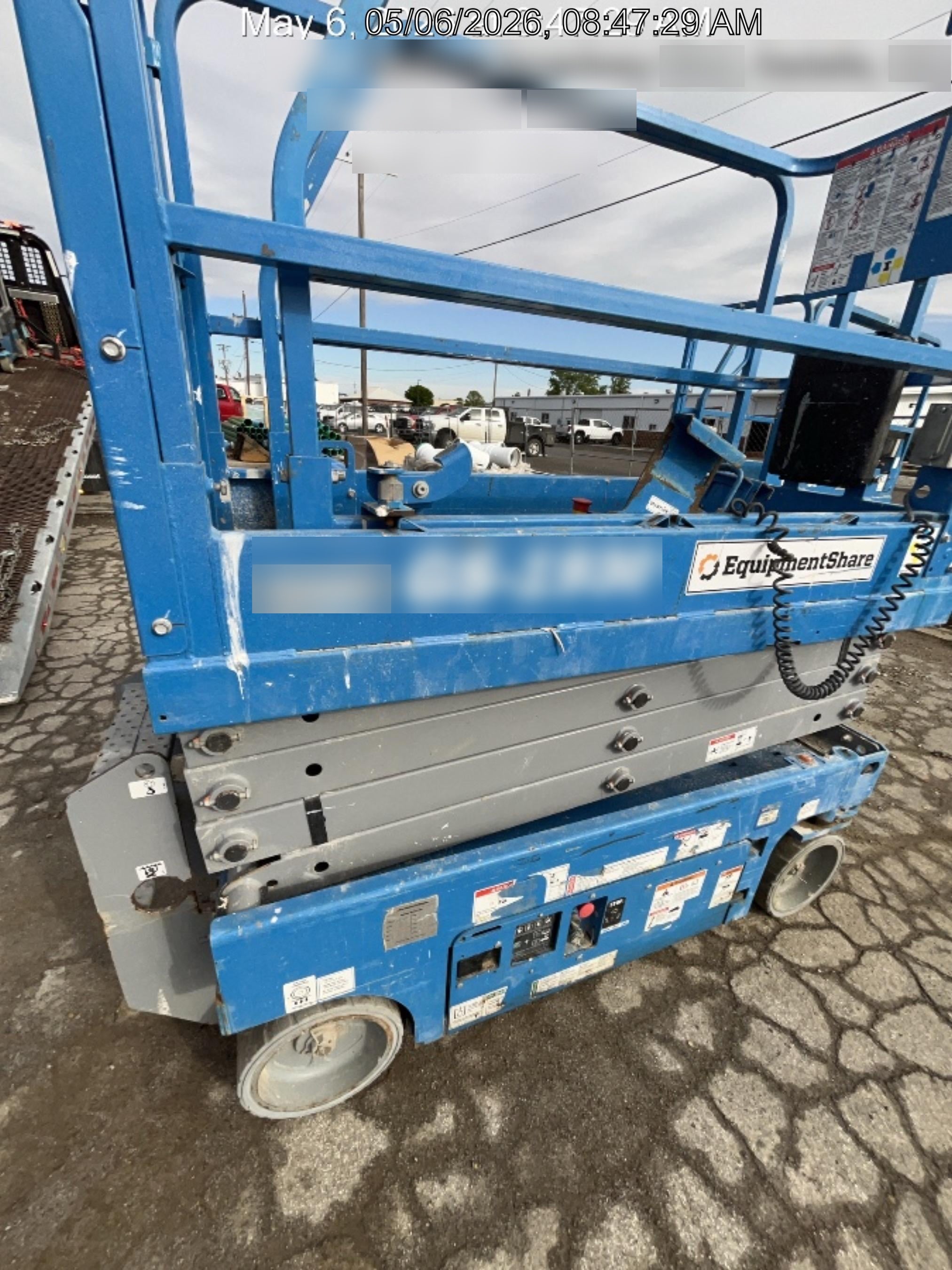 2020 Genie GS-1930 Solid Non Marking Tires, Beacon, Folding rails with half height swing gate