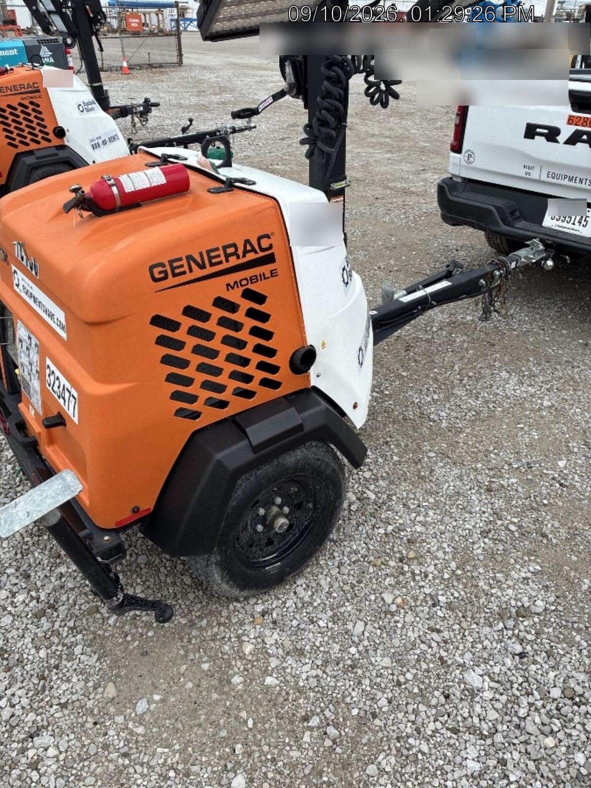 2023 Generac MLT2 Diesel, Flex Switch 120V Input, Powerzone Controller, (4) 320W LED Lights, 4kW Generator, 39.9 Gal Fuel Tank, 2" Ball, T3