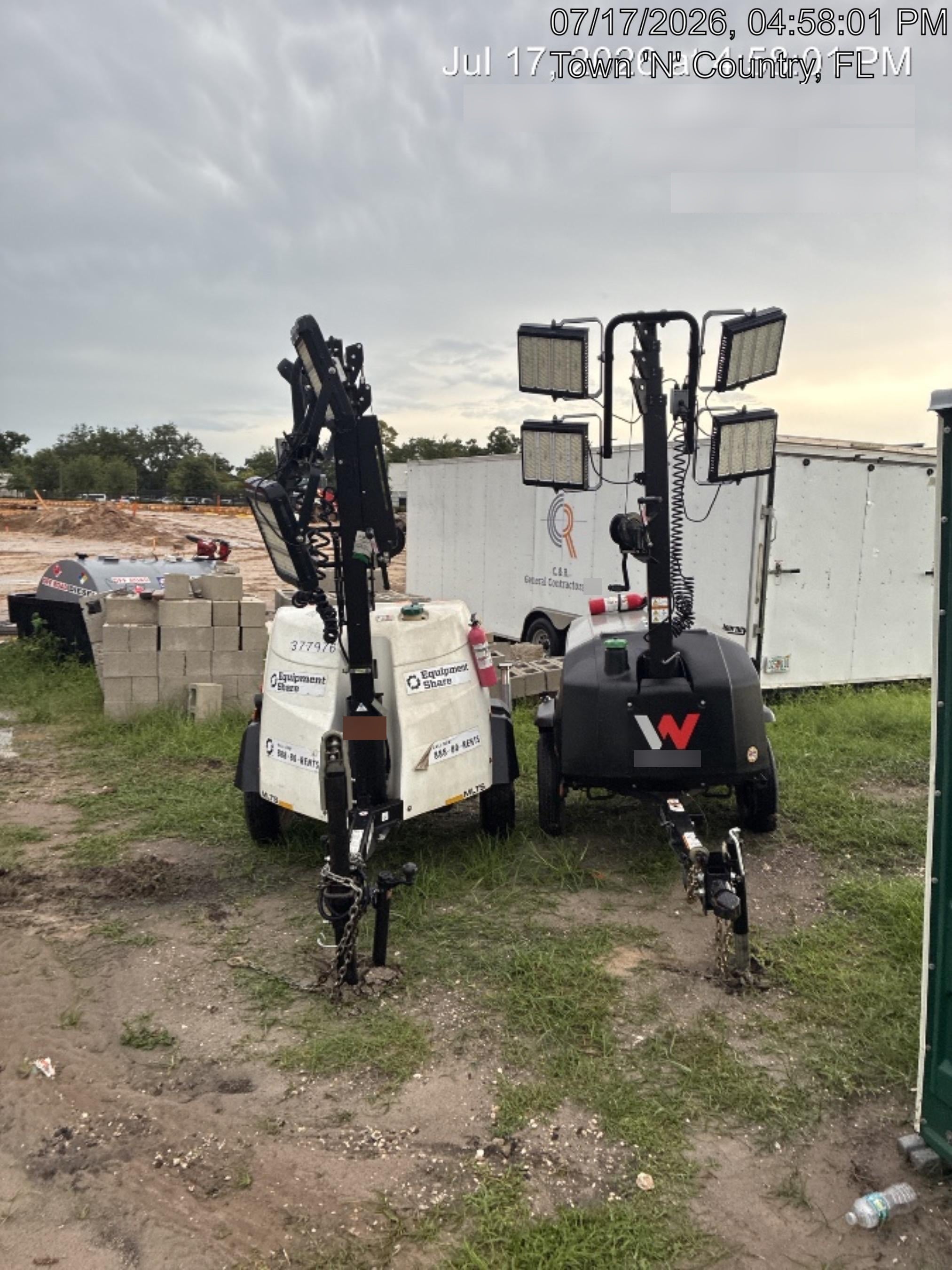 2023 Generac MLT2 Diesel, Flex Switch 120V Input, Powerzone Controller, 
(4) 320W LED Lights, 4kW Generator, 39.9 Gal Fuel Tank, 2" Ball, T3