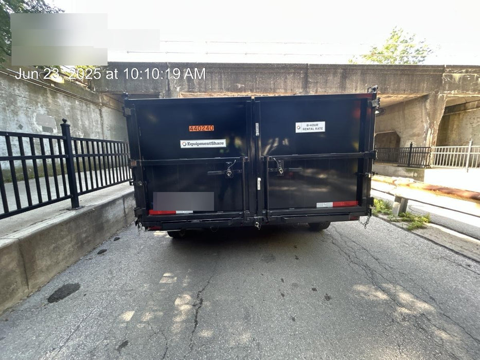 2024 TEXAS PRIDE TRAILERS 14'L x 7'W 5 Cu Yd Trunnion Hydraulic Dump