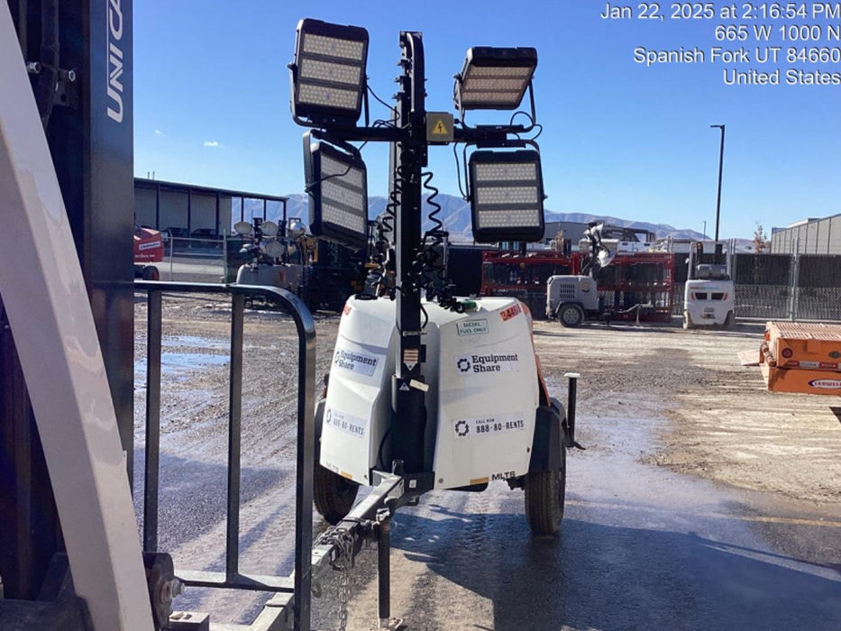 2023 Generac MLT2 Diesel, Flex Switch 120V Input, Powerzone Controller, (4) 320W LED Lights, 4kW Generator, 39.9 Gal Fuel Tank, 2" Ball, T3