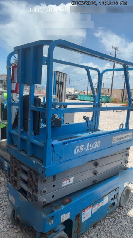 2019 Genie GS-1930 Fixed Rails with Chain Entry