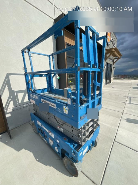 2020 Genie GS-1930 Solid Non Marking Tires, Beacon, Folding rails with half height swing gate
