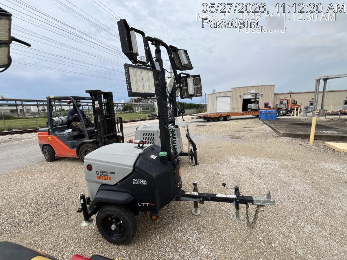 2024 Wacker Neuson LTT4 Diesel, Kohler KDW702, Deep Sea Controller, Auto Start, LED 320W, Bypass Outlet, T3