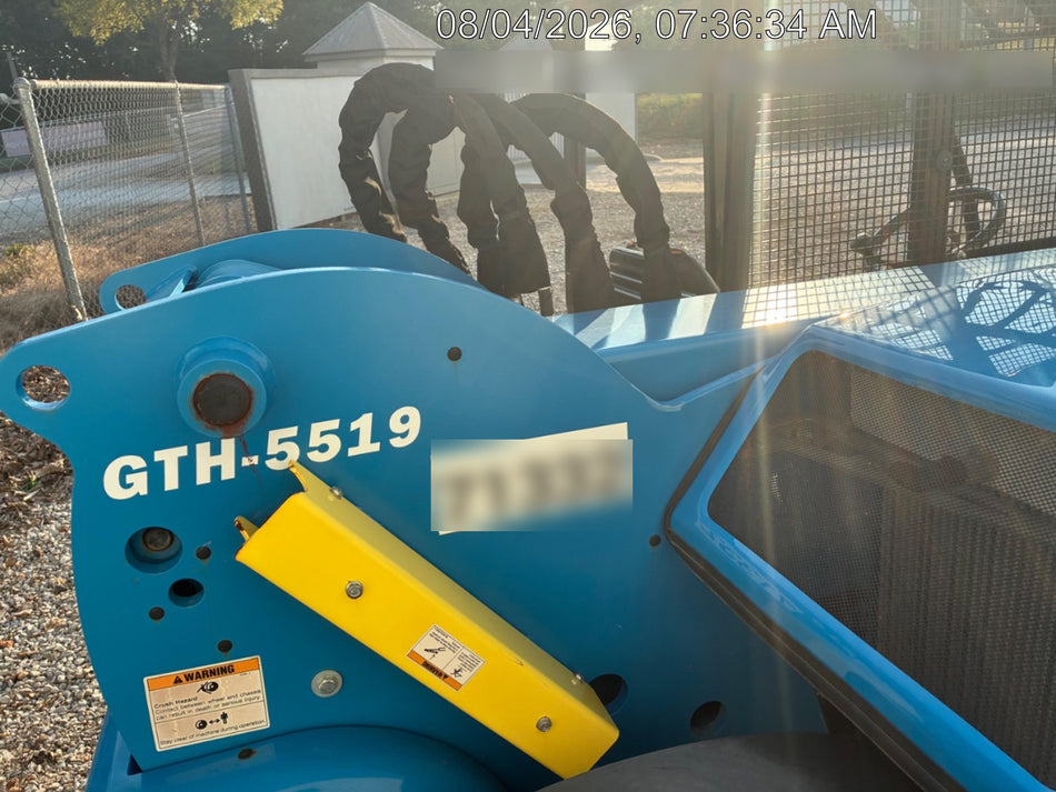 2020 Genie GTH-5519 Canopy, Solid Tires, Work Lights, Beacon, Aux Hydraulics, Back up Alarm