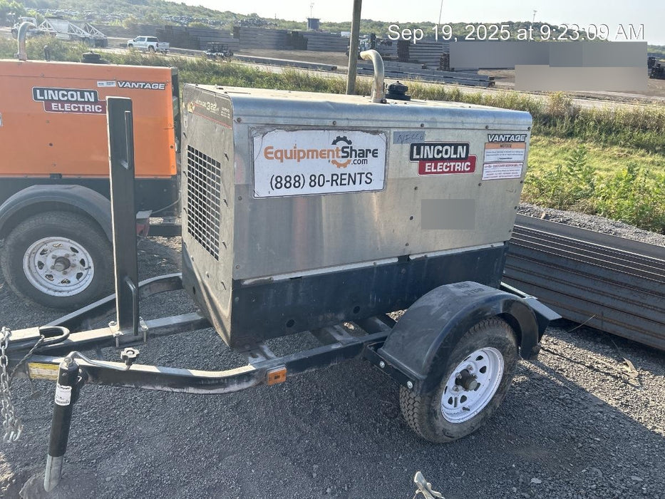 Lincoln Electric Vantage 322 Lincoln Vantage 322 Welder Ready Pak 3 - Vantage 322, Trailer