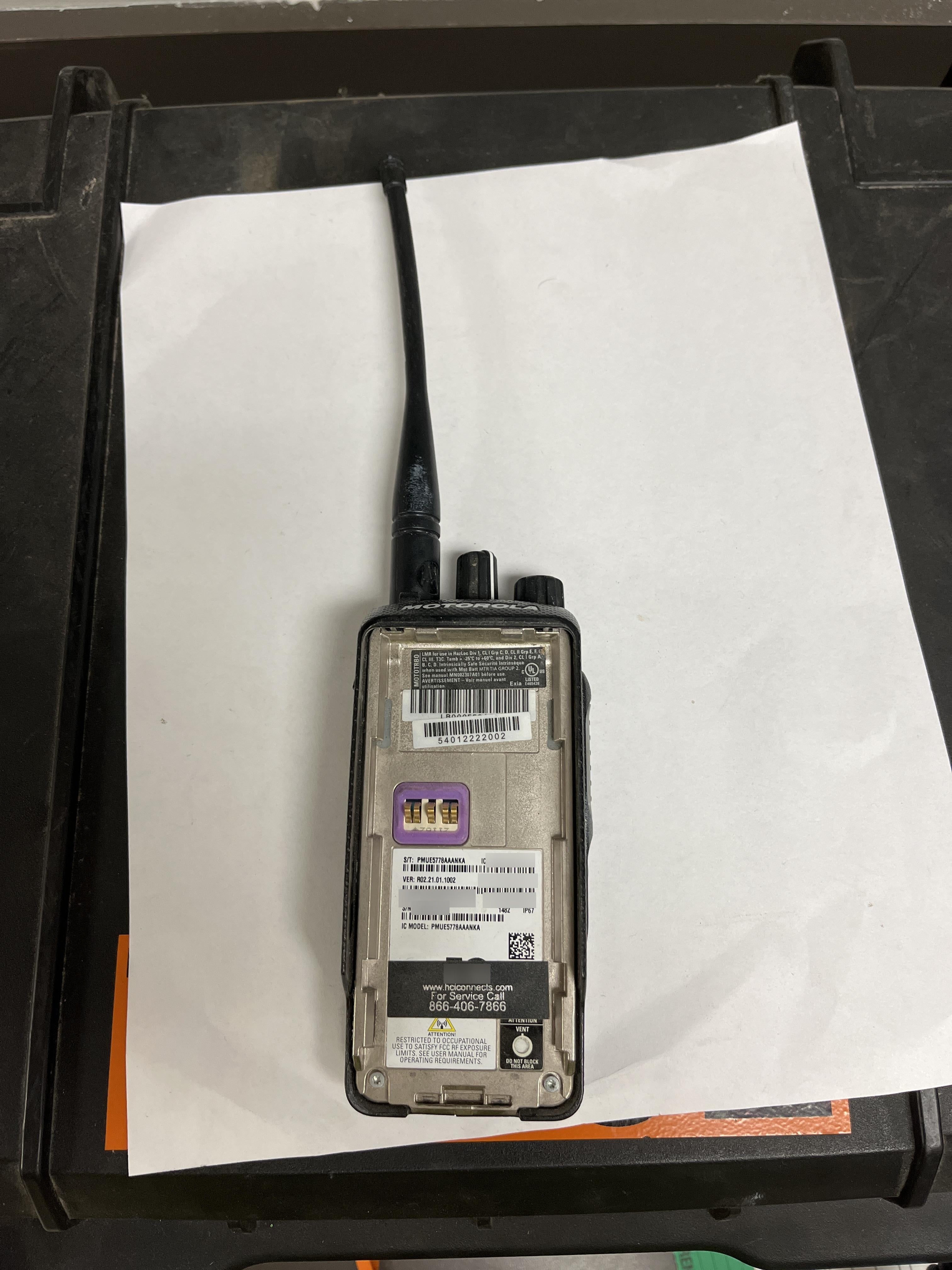 2021 MOTOROLA XPR3300E