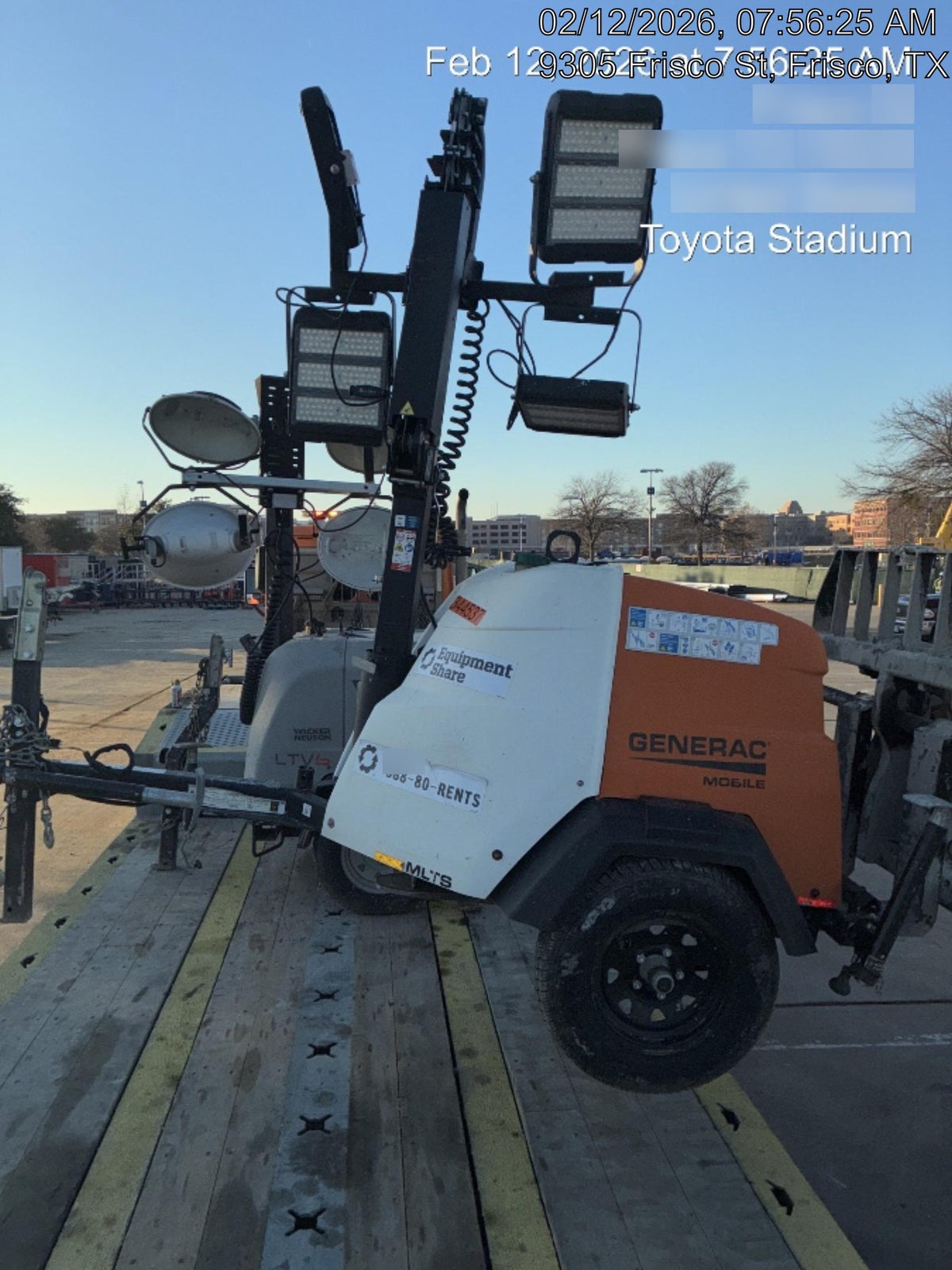 2023 Generac MLT2 Diesel, Flex Switch 120V Input, Powerzone Controller, (4) 320W LED Lights, 4kW Generator, 39.9 Gal Fuel Tank, 2" Ball, T3