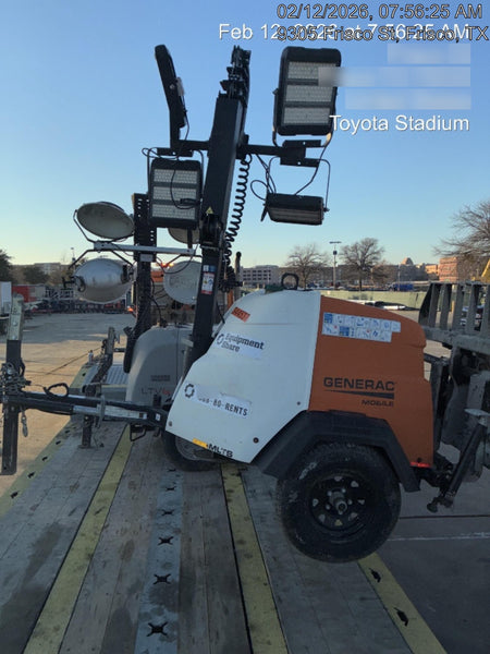 2023 Generac MLT2 Diesel, Flex Switch 120V Input, Powerzone Controller, (4) 320W LED Lights, 4kW Generator, 39.9 Gal Fuel Tank, 2" Ball, T3