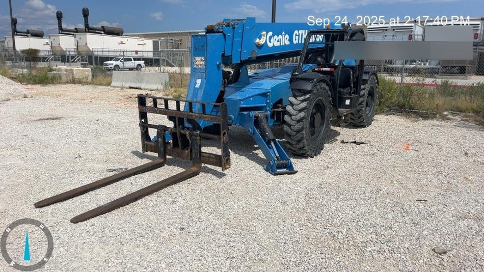 2017 Genie GTH-1056 Genie GTH1056, Solid Tires, 60" carriage, Open ROPS