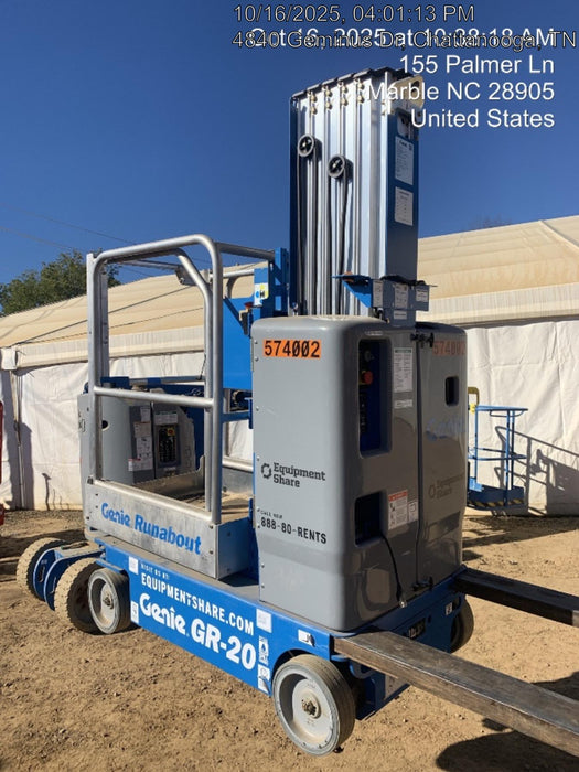 2025 GENIE GR-20