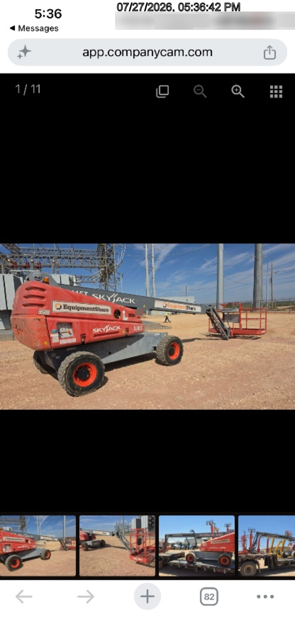 2019 SKYJACK SJ45T+