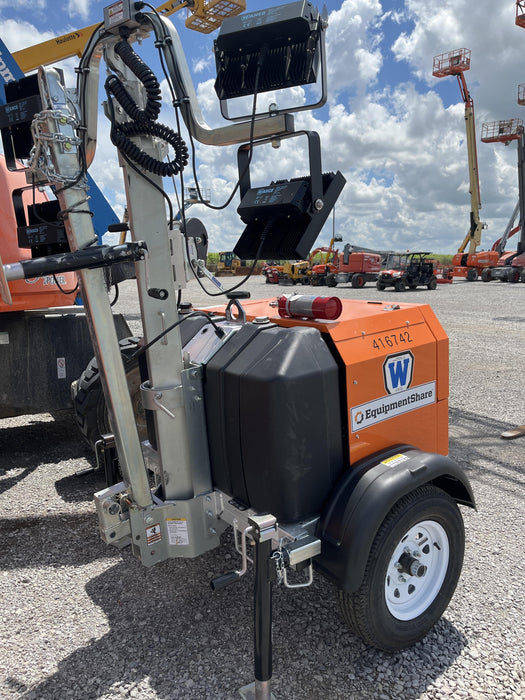 2024 Wanco WLTT-4MM4K Diesel, Deep Sea Controller, Shore Power Plug, Auto Start, (4) 350W LED Floodlights, 4kW Generator, 60 Gal Fuel Tank, 2" Ball, T3