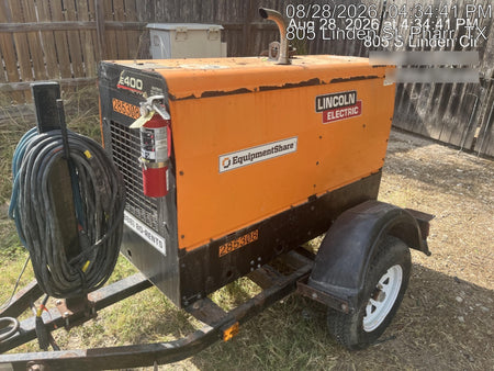 2022 Lincoln Electric LE400 Kubota V1505, Trlr, Cable Rack, Light Kit, ES Decals, T3