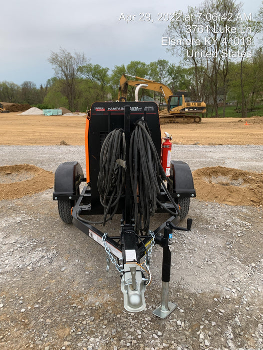 2021 Lincoln Electric Vantage 322 Vantage 322 Ready Pak 3 w/ Decals, ORANGE (includes trailer, cable rack, fender light kit) NO Telematics