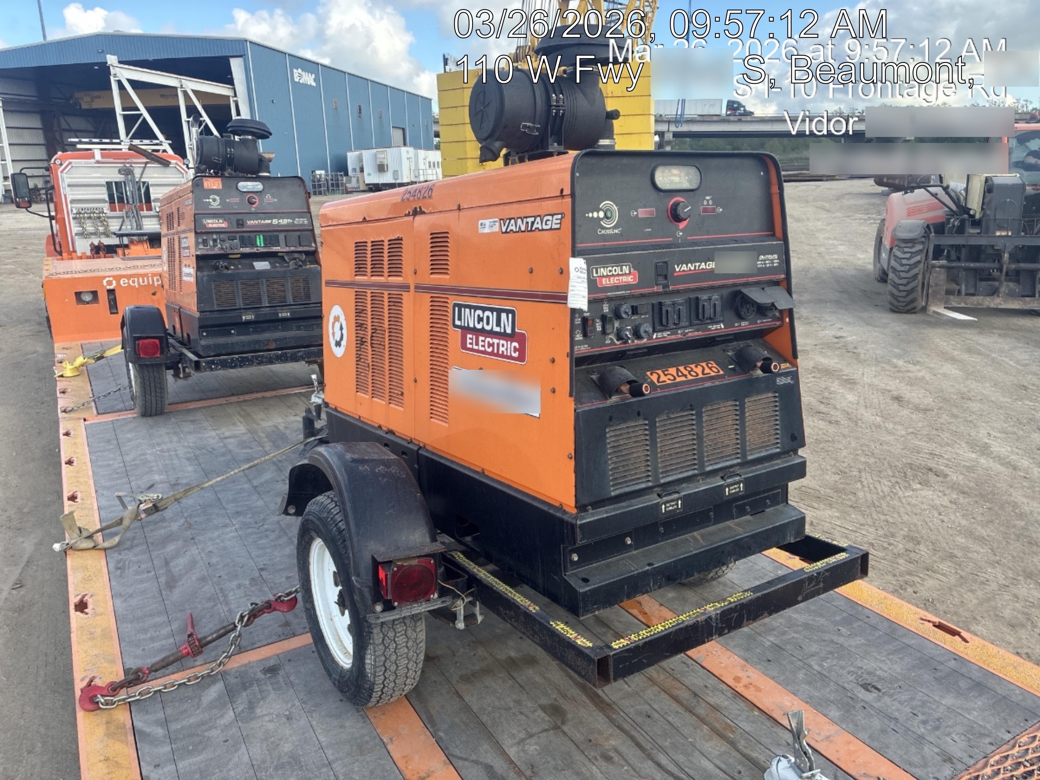 2022 Lincoln Electric Vantage 549X Crosslink Technology, Trailer Mounted, ES Decals, T3