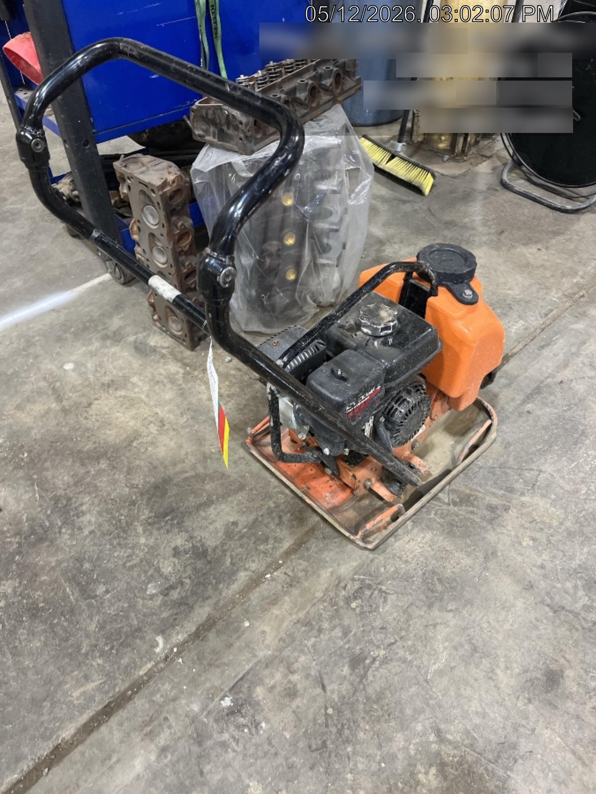 2020 Multiquip MVC82VHW Plate Honda GX160 w/water tank 18 wide