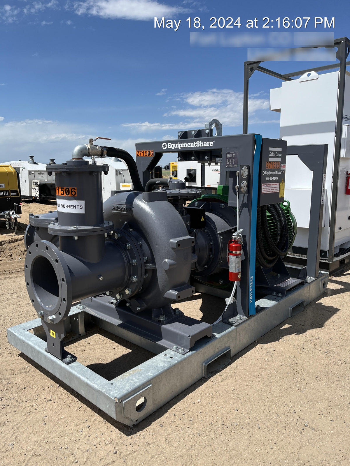 2022 ATLAS COPCO PAC F1212 E 350HP