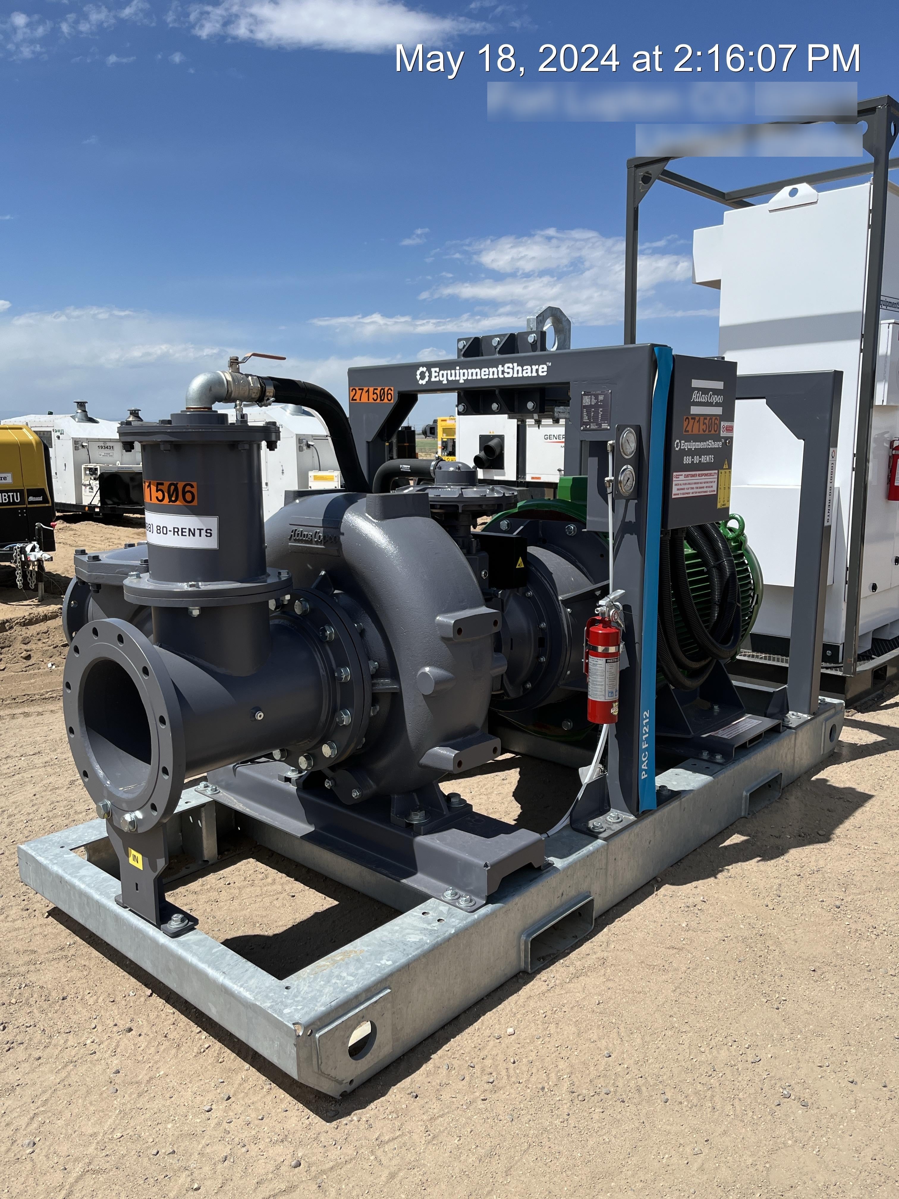 2022 ATLAS COPCO PAC F1212 E 350HP