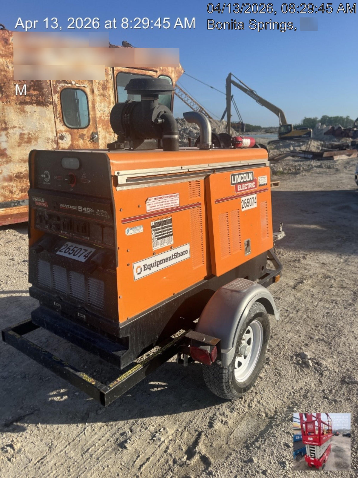 2022 Lincoln Electric Vantage 549X Crosslink Technology, Trailer Mounted, ES Decals, T3