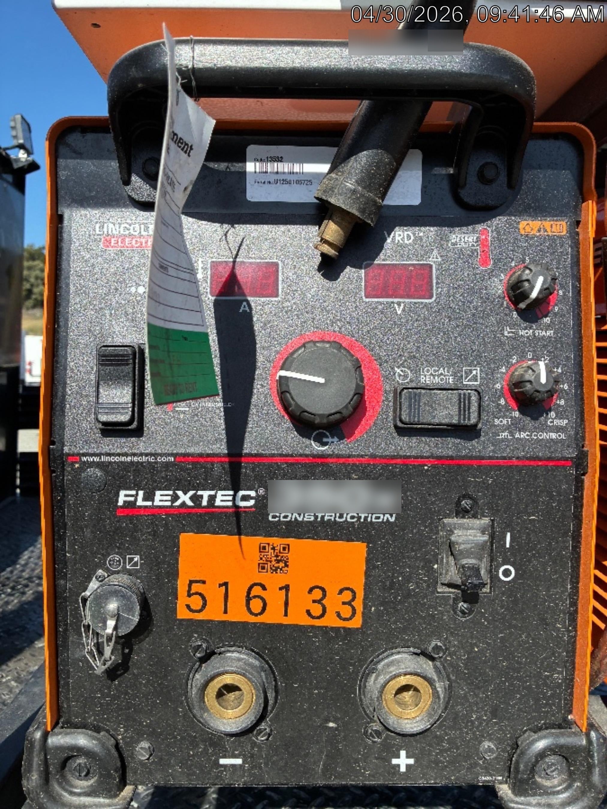 2025 LINCOLN ELECTRIC FLEXTEC 350X