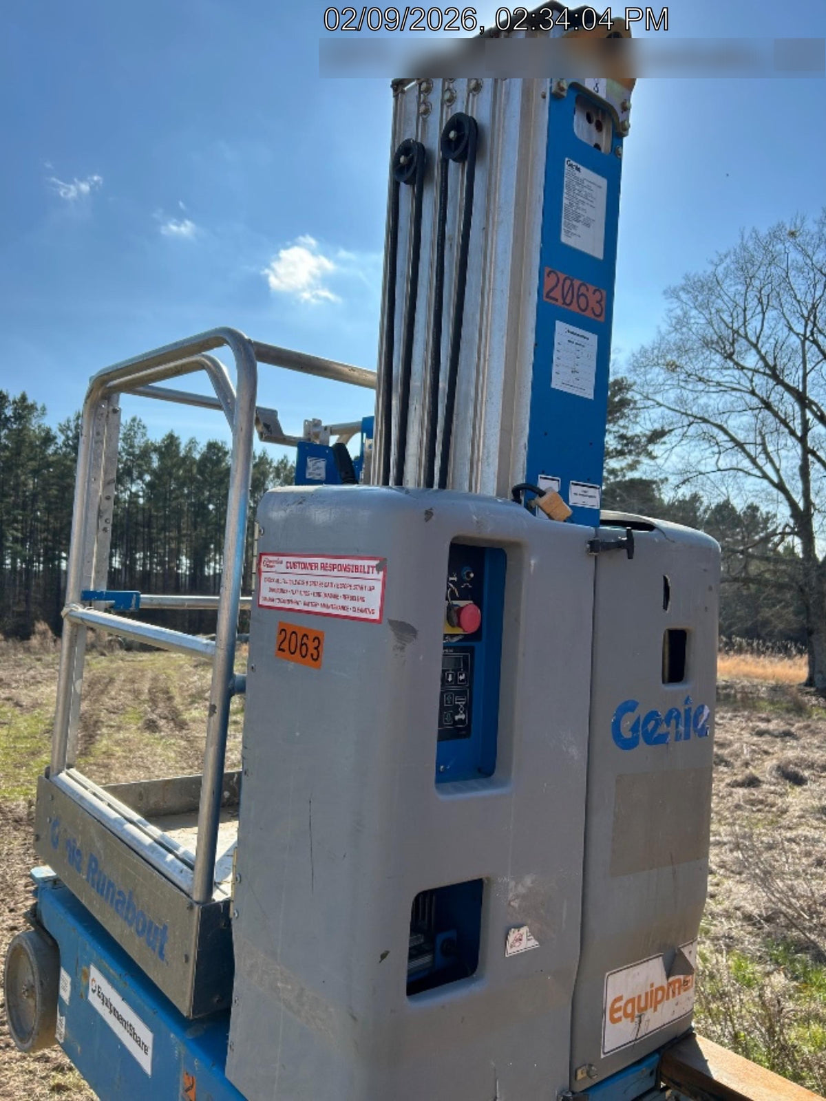 2016 GENIE GR-20