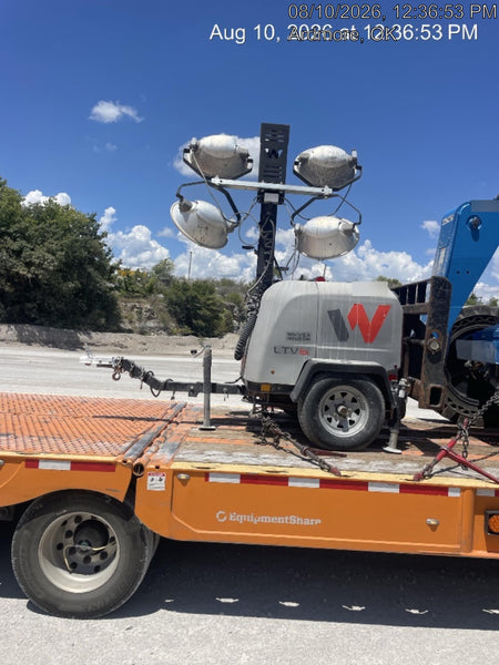 2019 Wacker Neuson LTV6L-MH Wacker Neuson LTV6L Mobile Light Tower w/Fuel Level Sensor Installed
