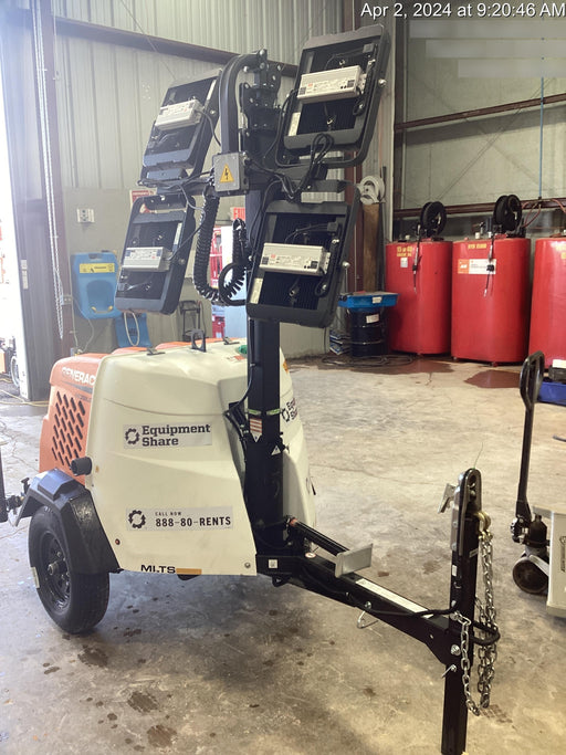 2024 Generac MLT2 Diesel, Flex Switch 120V Input, Powerzone Controller, 
(4) 320W LED Lights, 4kW Generator, 39.9 Gal Fuel Tank, 2" Ball, T3